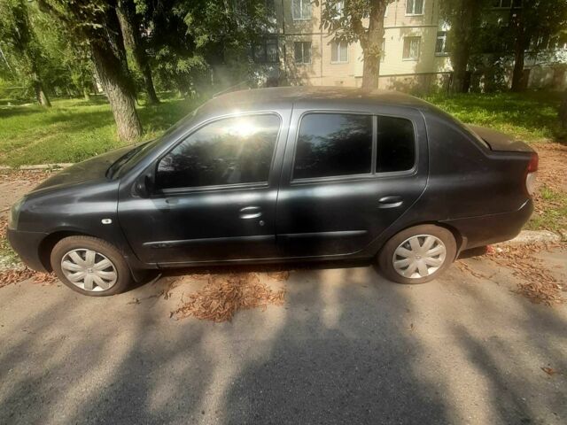 Серый Рено Clio Symbol, объемом двигателя 1.4 л и пробегом 170 тыс. км за 4000 $, фото 5 на Automoto.ua