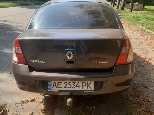 Серый Рено Clio Symbol, объемом двигателя 1.4 л и пробегом 170 тыс. км за 4000 $, фото 1 на Automoto.ua