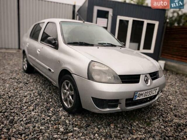 Серый Рено Clio Symbol, объемом двигателя 1.4 л и пробегом 200 тыс. км за 2300 $, фото 8 на Automoto.ua