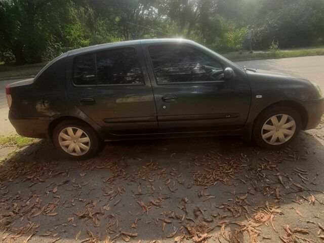 Серый Рено Clio Symbol, объемом двигателя 1.4 л и пробегом 170 тыс. км за 4000 $, фото 3 на Automoto.ua