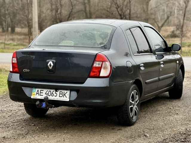 Серый Рено Clio Symbol, объемом двигателя 1.4 л и пробегом 75 тыс. км за 3950 $, фото 13 на Automoto.ua