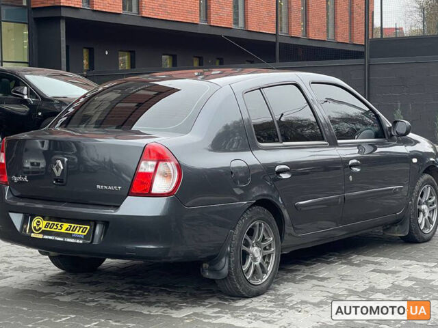 Серый Рено Clio Symbol, объемом двигателя 1.4 л и пробегом 44 тыс. км за 4999 $, фото 5 на Automoto.ua