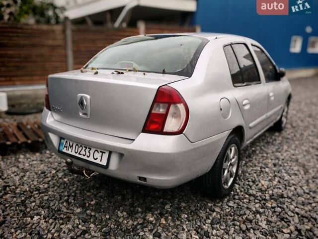 Серый Рено Clio Symbol, объемом двигателя 1.4 л и пробегом 200 тыс. км за 2300 $, фото 3 на Automoto.ua