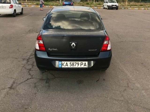 Серый Рено Clio Symbol, объемом двигателя 1.4 л и пробегом 231 тыс. км за 2500 $, фото 6 на Automoto.ua