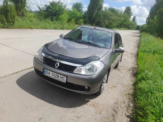 Серый Рено Clio Symbol, объемом двигателя 1.4 л и пробегом 218 тыс. км за 4550 $, фото 2 на Automoto.ua