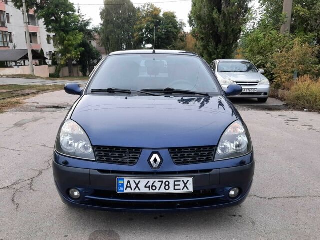 Синий Рено Clio Symbol, объемом двигателя 1.4 л и пробегом 144 тыс. км за 3350 $, фото 10 на Automoto.ua