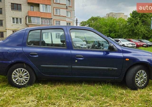 Синий Рено Clio Symbol, объемом двигателя 1.4 л и пробегом 188 тыс. км за 3400 $, фото 6 на Automoto.ua