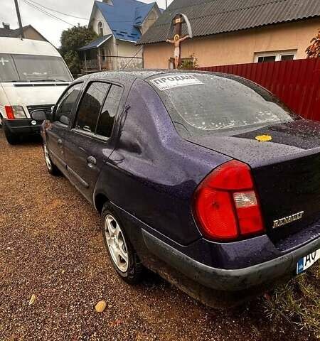 Синій Рено Clio Symbol, об'ємом двигуна 1.4 л та пробігом 273 тис. км за 3200 $, фото 6 на Automoto.ua