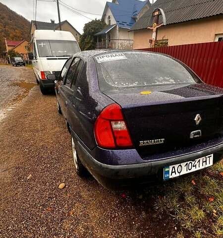 Синій Рено Clio Symbol, об'ємом двигуна 1.4 л та пробігом 273 тис. км за 3200 $, фото 10 на Automoto.ua