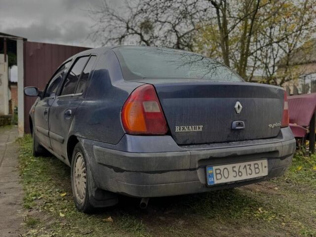 Синій Рено Clio Symbol, об'ємом двигуна 1.4 л та пробігом 300 тис. км за 3000 $, фото 5 на Automoto.ua