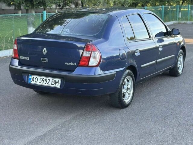 Синий Рено Clio Symbol, объемом двигателя 1.4 л и пробегом 212 тыс. км за 2750 $, фото 3 на Automoto.ua