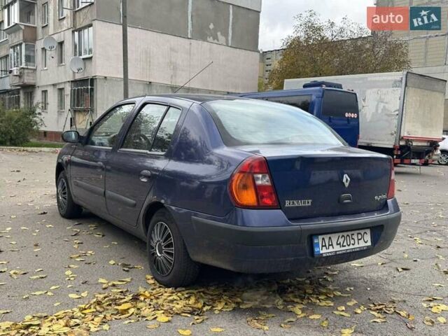 Синій Рено Clio Symbol, об'ємом двигуна 1.4 л та пробігом 423 тис. км за 1700 $, фото 3 на Automoto.ua