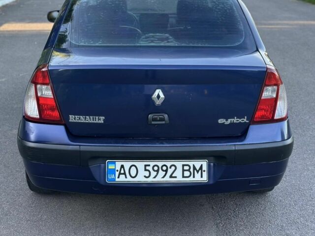 Синий Рено Clio Symbol, объемом двигателя 1.4 л и пробегом 212 тыс. км за 2750 $, фото 5 на Automoto.ua