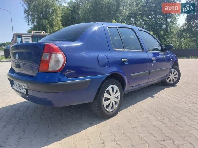 Синий Рено Clio Symbol, объемом двигателя 1.4 л и пробегом 415 тыс. км за 2250 $, фото 7 на Automoto.ua