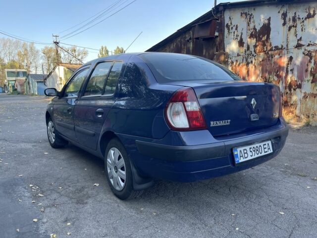Синий Рено Clio Symbol, объемом двигателя 1.4 л и пробегом 161 тыс. км за 2999 $, фото 5 на Automoto.ua
