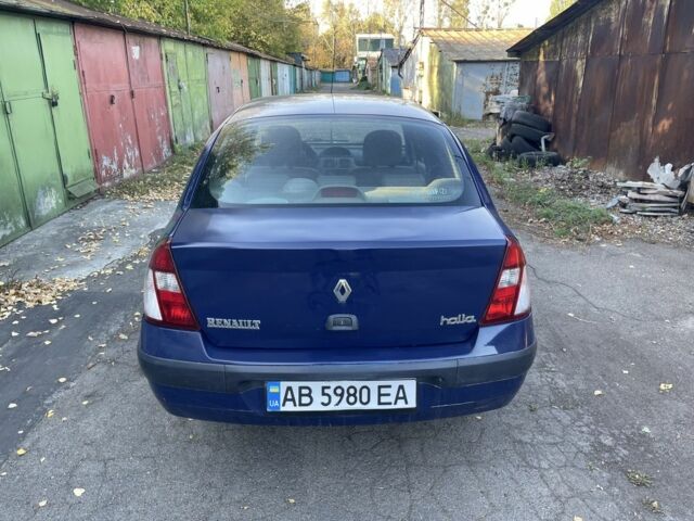 Синий Рено Clio Symbol, объемом двигателя 1.4 л и пробегом 161 тыс. км за 2999 $, фото 4 на Automoto.ua