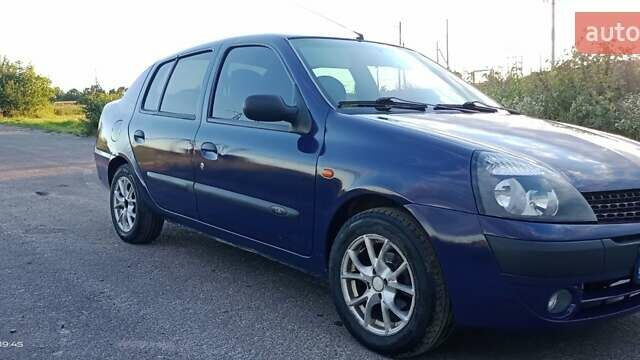 Синий Рено Clio Symbol, объемом двигателя 1.4 л и пробегом 170 тыс. км за 2800 $, фото 4 на Automoto.ua