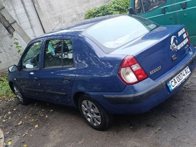 Синий Рено Clio Symbol, объемом двигателя 1.5 л и пробегом 270 тыс. км за 2800 $, фото 3 на Automoto.ua