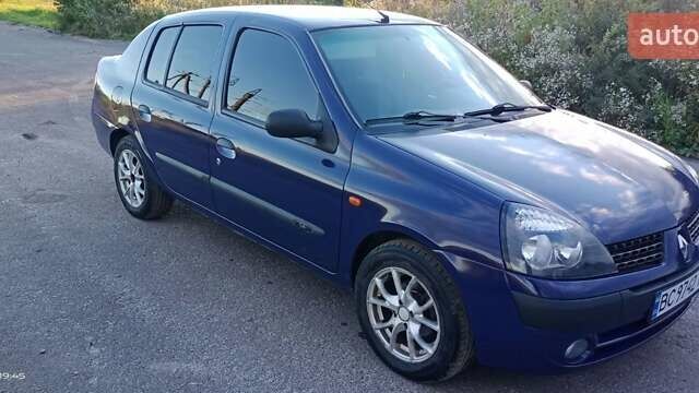 Синий Рено Clio Symbol, объемом двигателя 1.4 л и пробегом 170 тыс. км за 2800 $, фото 3 на Automoto.ua