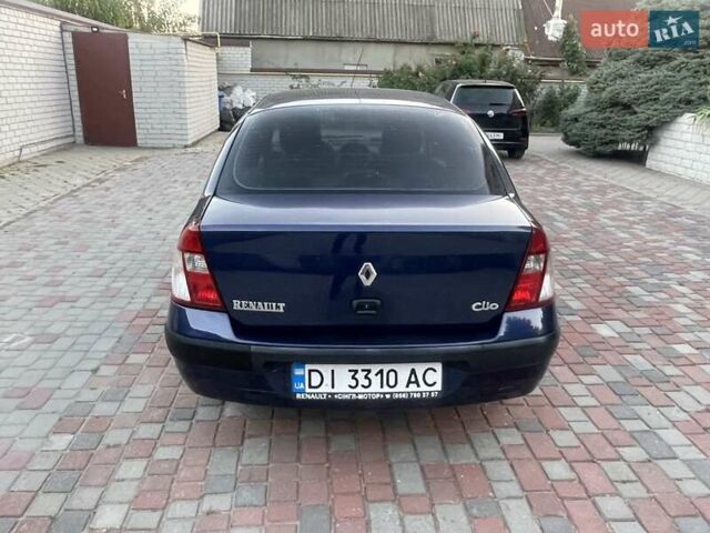Синий Рено Clio Symbol, объемом двигателя 1.4 л и пробегом 186 тыс. км за 3499 $, фото 4 на Automoto.ua