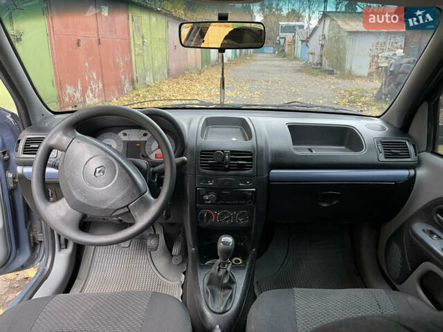 Синий Рено Clio Symbol, объемом двигателя 1.4 л и пробегом 169 тыс. км за 2999 $, фото 7 на Automoto.ua