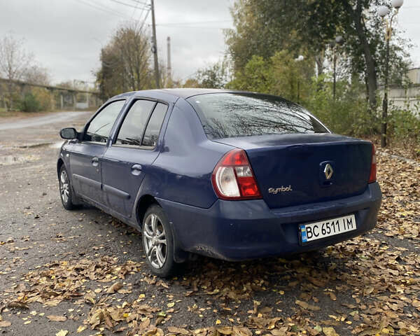 Синий Рено Clio Symbol, объемом двигателя 1.4 л и пробегом 199 тыс. км за 2300 $, фото 1 на Automoto.ua