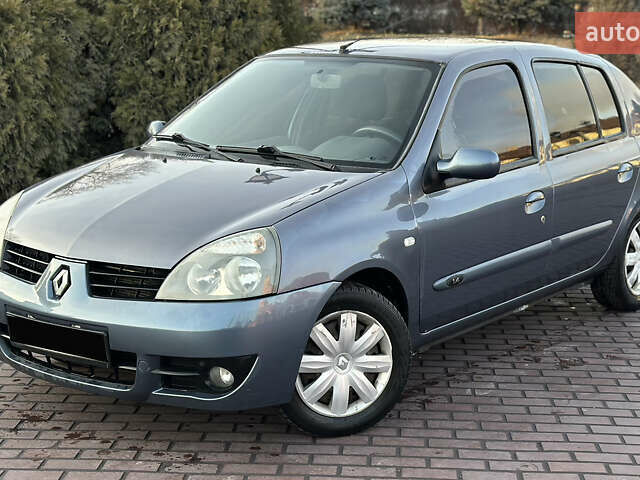 Синий Рено Clio Symbol, объемом двигателя 1.4 л и пробегом 206 тыс. км за 3999 $, фото 1 на Automoto.ua