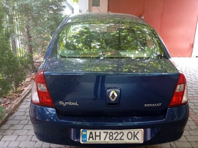 Синий Рено Clio Symbol, объемом двигателя 1.4 л и пробегом 163 тыс. км за 3100 $, фото 4 на Automoto.ua