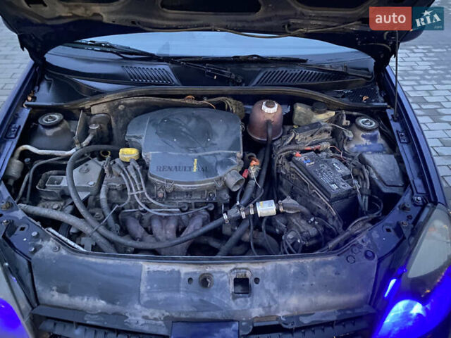Синий Рено Clio Symbol, объемом двигателя 1.4 л и пробегом 200 тыс. км за 2300 $, фото 9 на Automoto.ua