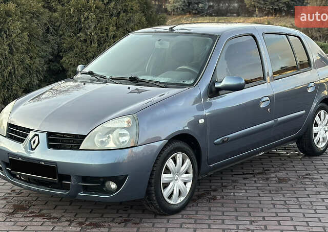 Синий Рено Clio Symbol, объемом двигателя 1.4 л и пробегом 206 тыс. км за 3999 $, фото 5 на Automoto.ua