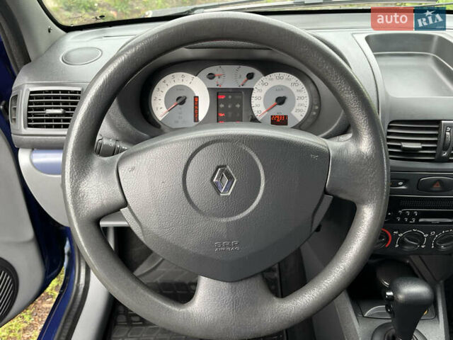 Синий Рено Clio Symbol, объемом двигателя 1.4 л и пробегом 229 тыс. км за 4200 $, фото 16 на Automoto.ua