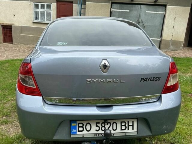 Синий Рено Clio Symbol, объемом двигателя 1.4 л и пробегом 130 тыс. км за 4300 $, фото 3 на Automoto.ua