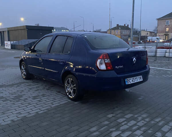 Синий Рено Clio Symbol, объемом двигателя 1.4 л и пробегом 200 тыс. км за 2300 $, фото 1 на Automoto.ua
