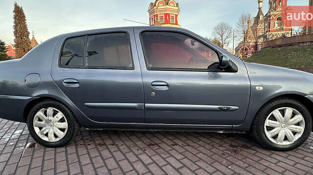 Синий Рено Clio Symbol, объемом двигателя 1.4 л и пробегом 206 тыс. км за 3999 $, фото 12 на Automoto.ua