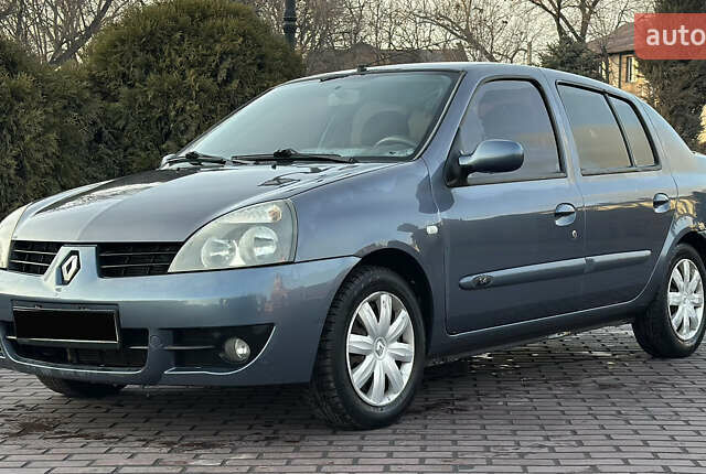Синий Рено Clio Symbol, объемом двигателя 1.4 л и пробегом 206 тыс. км за 3500 $, фото 4 на Automoto.ua