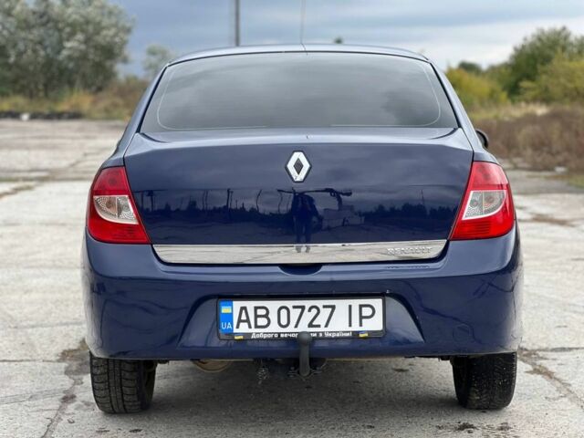 Синий Рено Clio Symbol, объемом двигателя 1.4 л и пробегом 182 тыс. км за 3700 $, фото 7 на Automoto.ua