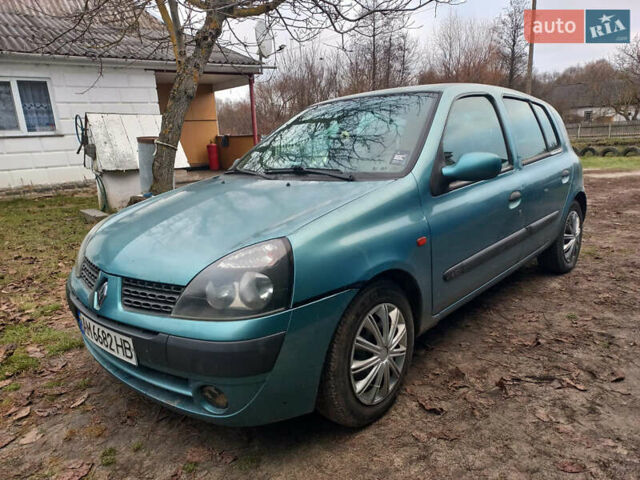 Зеленый Рено Clio Symbol, объемом двигателя 1.5 л и пробегом 200 тыс. км за 2500 $, фото 3 на Automoto.ua