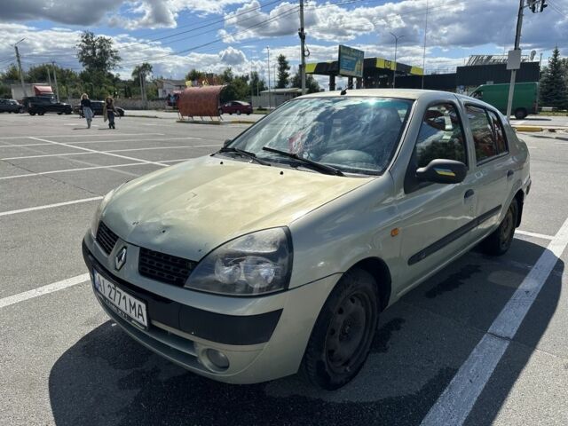 Зеленый Рено Clio Symbol, объемом двигателя 1.4 л и пробегом 260 тыс. км за 2200 $, фото 1 на Automoto.ua