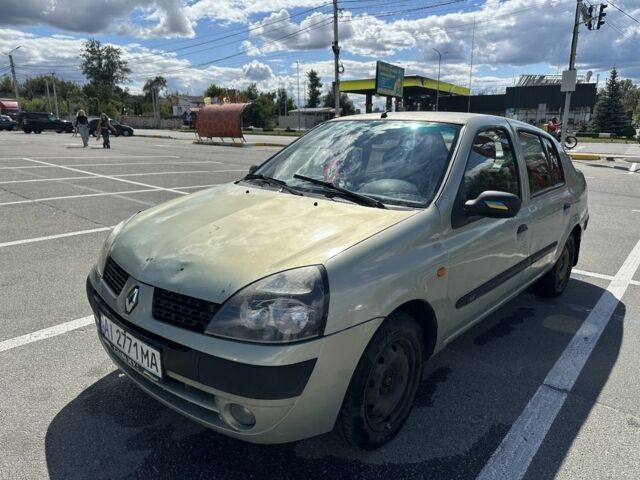 Зеленый Рено Clio Symbol, объемом двигателя 1.4 л и пробегом 260 тыс. км за 1800 $, фото 3 на Automoto.ua