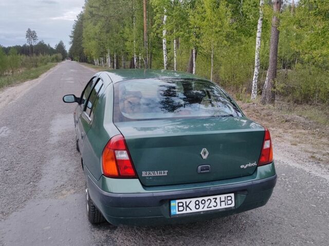 Зеленый Рено Clio Symbol, объемом двигателя 1.4 л и пробегом 305 тыс. км за 2700 $, фото 8 на Automoto.ua