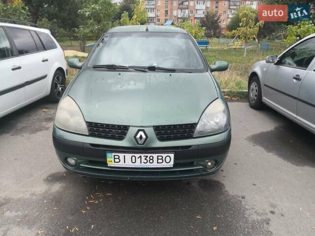 Зеленый Рено Clio Symbol, объемом двигателя 1.4 л и пробегом 326 тыс. км за 2200 $, фото 4 на Automoto.ua