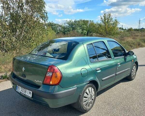 Зеленый Рено Clio Symbol, объемом двигателя 1.4 л и пробегом 240 тыс. км за 2500 $, фото 17 на Automoto.ua