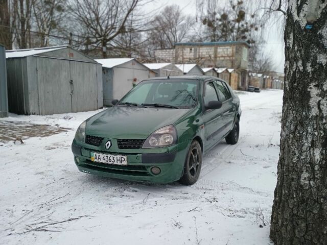 Зеленый Рено Clio Symbol, объемом двигателя 1.4 л и пробегом 300 тыс. км за 2350 $, фото 1 на Automoto.ua