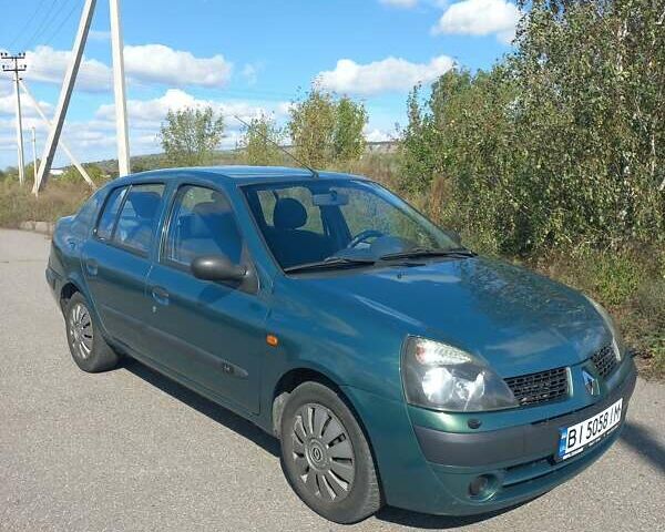 Зеленый Рено Clio Symbol, объемом двигателя 1.4 л и пробегом 240 тыс. км за 2500 $, фото 18 на Automoto.ua