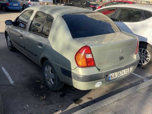 Зеленый Рено Clio Symbol, объемом двигателя 1.4 л и пробегом 200 тыс. км за 3000 $, фото 3 на Automoto.ua