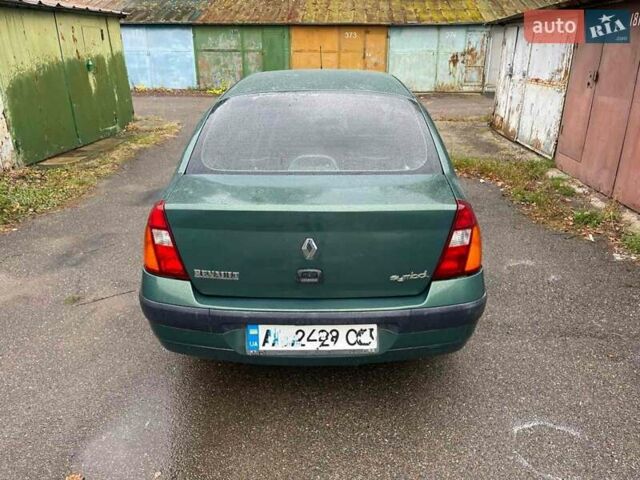 Зелений Рено Clio Symbol, об'ємом двигуна 1.4 л та пробігом 169 тис. км за 2999 $, фото 6 на Automoto.ua