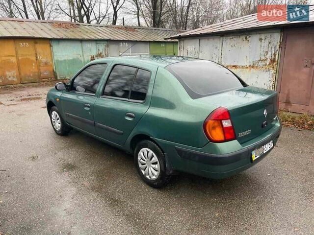 Зеленый Рено Clio Symbol, объемом двигателя 1.4 л и пробегом 159 тыс. км за 2999 $, фото 1 на Automoto.ua