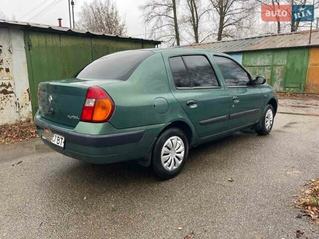 Зеленый Рено Clio Symbol, объемом двигателя 1.4 л и пробегом 159 тыс. км за 2999 $, фото 2 на Automoto.ua