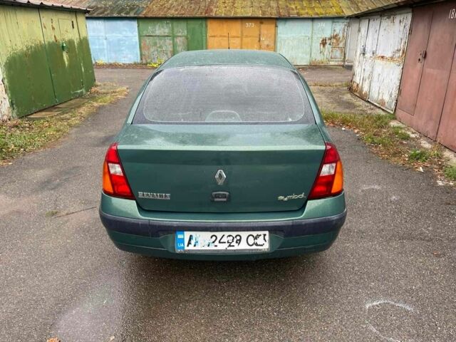 Зеленый Рено Clio Symbol, объемом двигателя 1.4 л и пробегом 169 тыс. км за 2899 $, фото 6 на Automoto.ua
