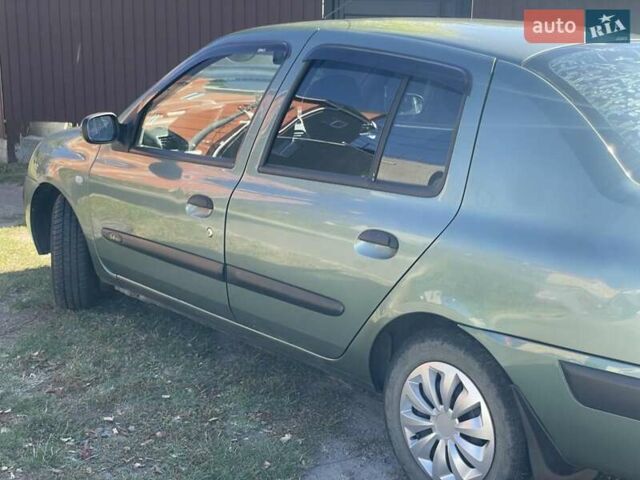 Зеленый Рено Clio Symbol, объемом двигателя 1.4 л и пробегом 195 тыс. км за 3499 $, фото 7 на Automoto.ua